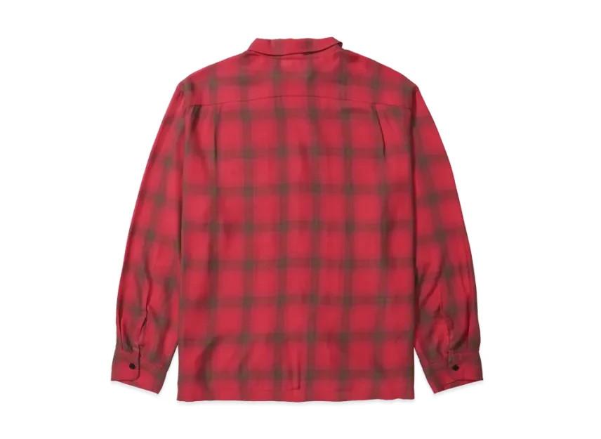 Supreme Shadow Plaid Rayon Shirt "Magenta"