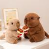 2025Cm Cute Hug Flower Bouquet Rabbit Raccoon Toy Capybara Hug Easter Egg Plush Doll Easter Valentine'S Day Gift