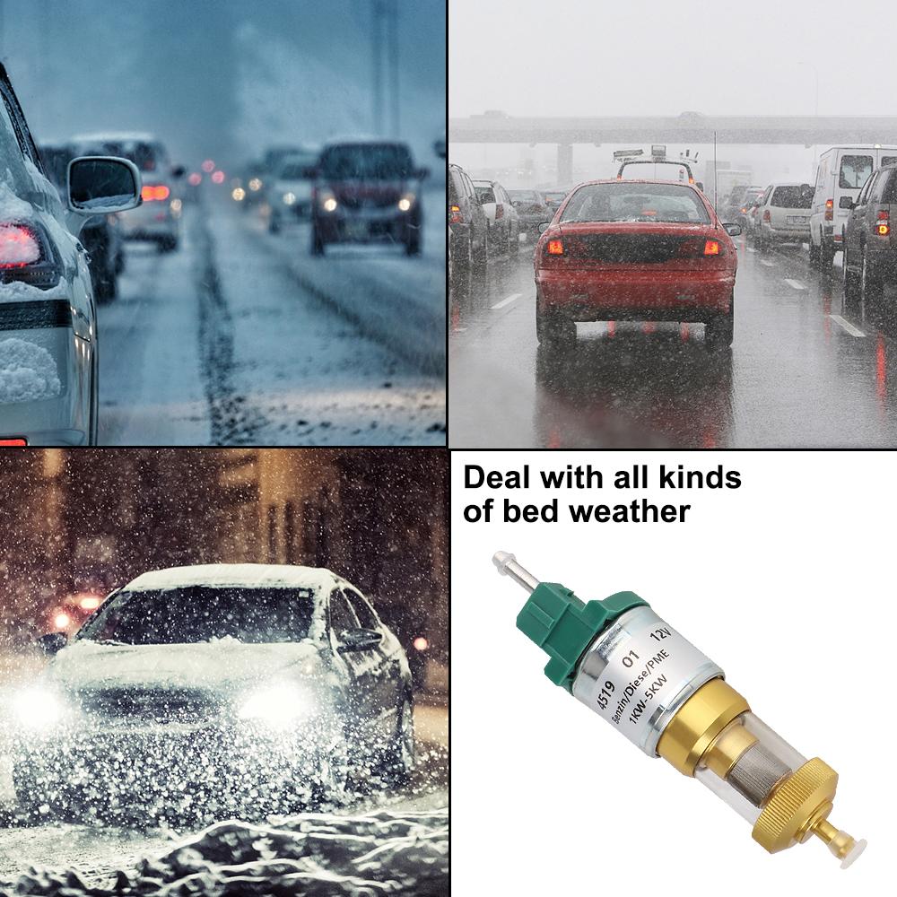 Топливный дозирующий насос Универсальный 1 кВт-5 кВт 12 В 22 мл Топливно-воздушный автомобильный насос Ультратихий Бесшумный Топливный насос Аксессуары Нагреватель Поставляется с фильтрующим элементом