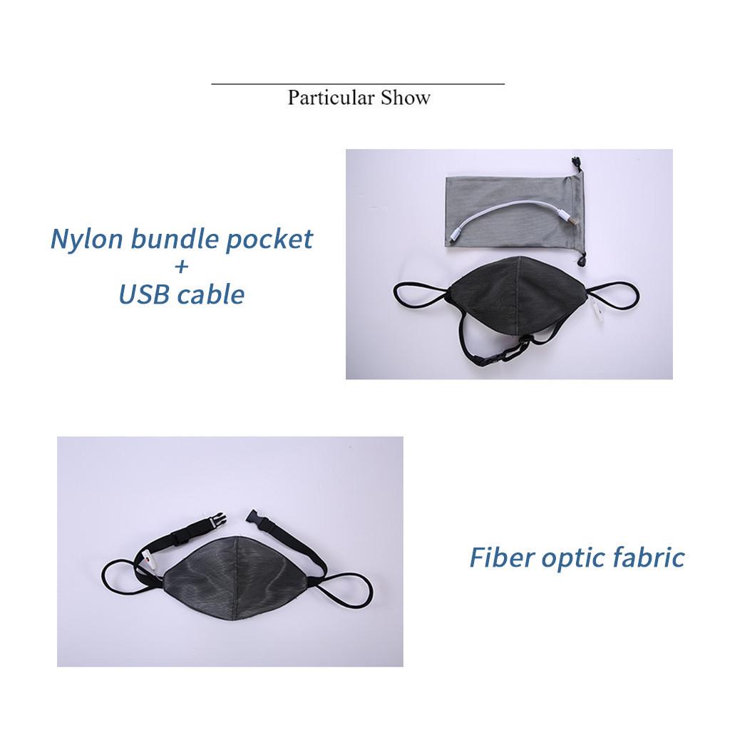 Светодиодная мигающая маска 7 цветов световой свет для мужчин и женщин Rave Mask Music Party