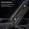 Противоударный деловой кожаный складной чехол Funda для Samsung Galaxy Z Fold 4 Fold4 Fold3 Fold2 Fold 3 2, чехлы из пленки из закаленного стекла