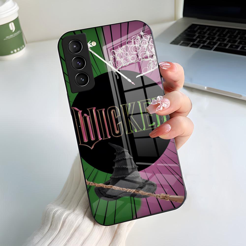 Movie W-Wicked Party Phone Case For Samsung A56 A36 A26 A16 A15 A25 A35 A55 A14 A34 A24 A54 Glass Case