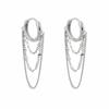 Zinc Zinc Alloy Chain Earrings Hypoallergenic Dangle Drop Earrings Temperament Ear Cuff  Daily Wear