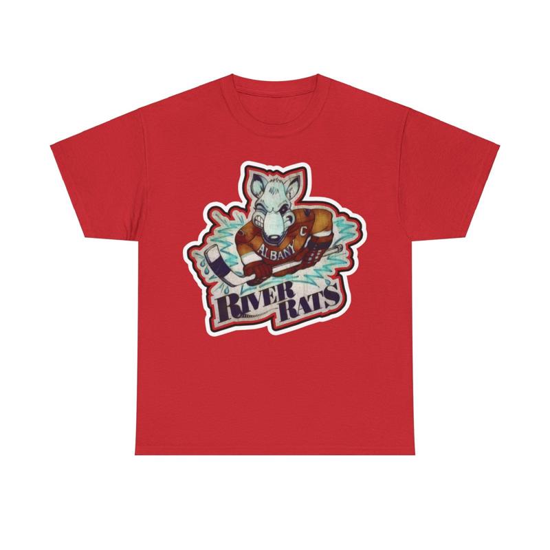 Albany River Rats New York Hockey Team T Shirt