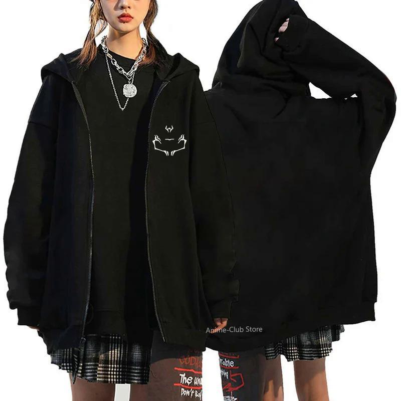 Горячие толстовки с капюшоном в стиле аниме Jujutsu Kaisen Gojou Satoru