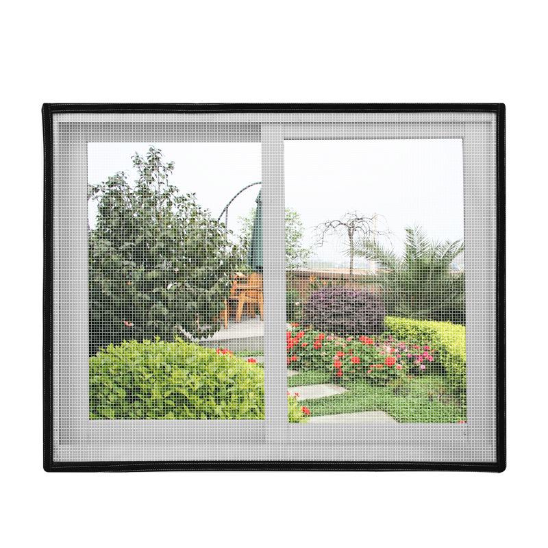 Самоклеящаяся нано-сетка от комаров без пробивания для окон