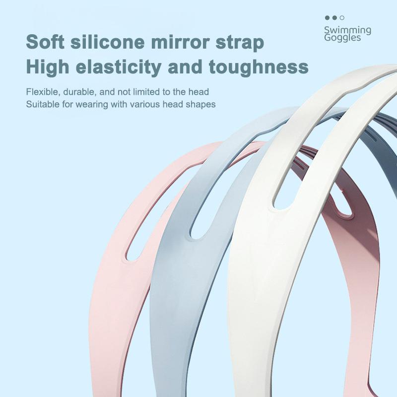 Children's Goggles Boys' Waterproof And Anti-fog HD Swimming Glasses Girls' Big Box Swimming Goggles Set Kids