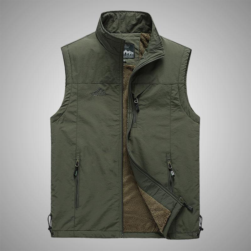 Новая мужская куртка-жилет LOGO Slim Spring Outdoor для рыбалки и фотосъемки (7882)