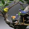 4Pcs/Set Birdie Figurines Micro Landscape Ornaments Bird'S Nest Bird Eggs Mini Gardening Bonsai Simulation Model Dollhouse Decor