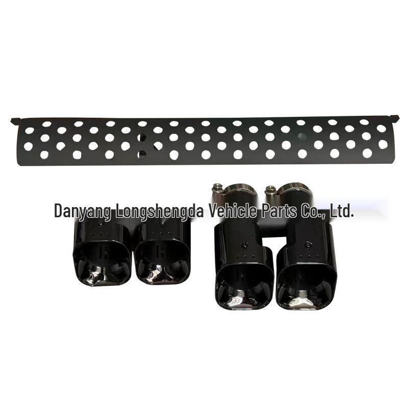 Suitable for Guardian Diesel Edition, Square Four-Outlet Tailpipe (90/110/130 First & Second Gen Exhaust)