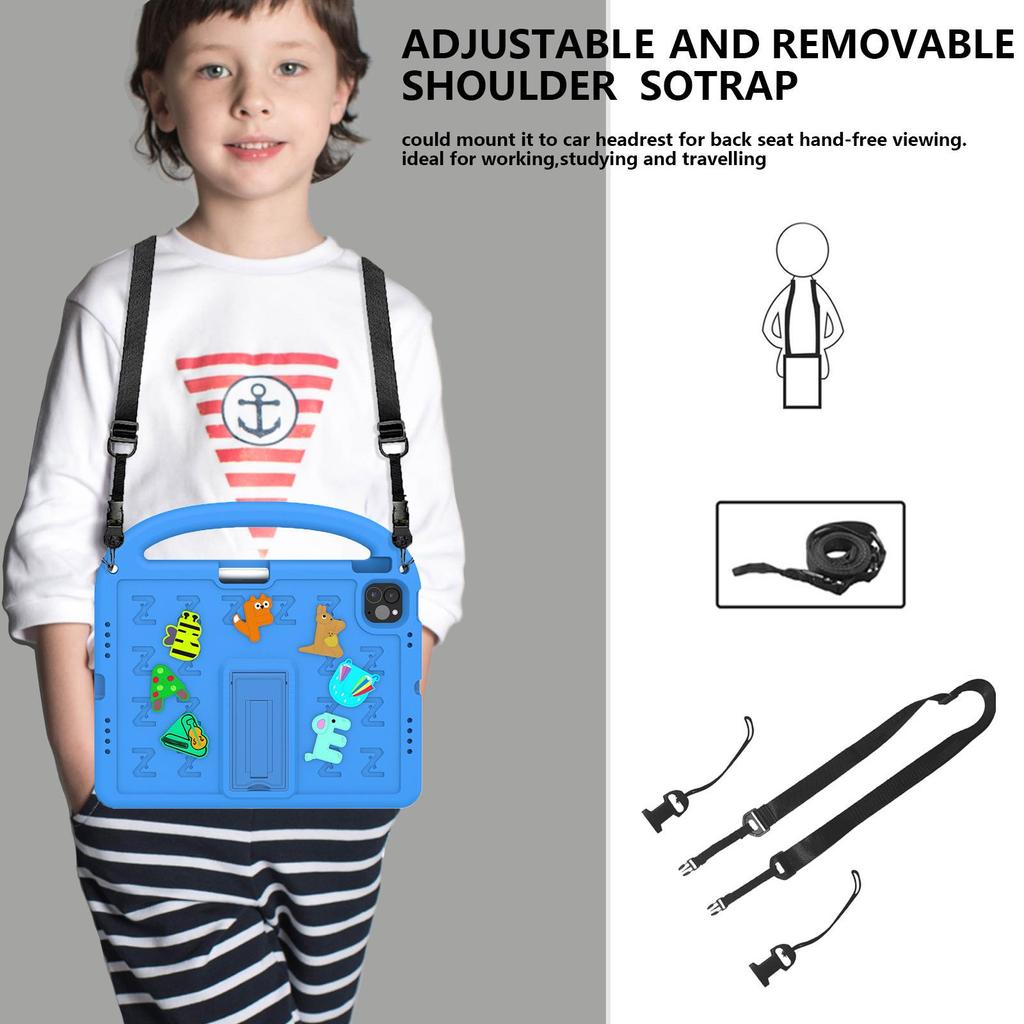 Противоударный защитный чехол для iPad Air6, Pro 11 (2024), 10-е поколение, 9,7 и 10,2