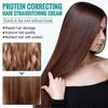 Hair Straightening Cream Protein Correcting: Repairing Damaged Hair Nourishing Fast Smoothing Silk & Gloss Hair for Women and Men