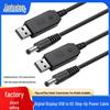 Регулируемый USB-кабель-преобразователь DC для быстрой зарядки (5В, 9В, 12В) с цифровым дисплеем для Power Bank, модема и роутера