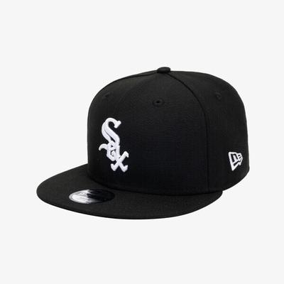 New Era Базовая кепка-snapback Черная МЛБ Чикаго Уайт Сокс