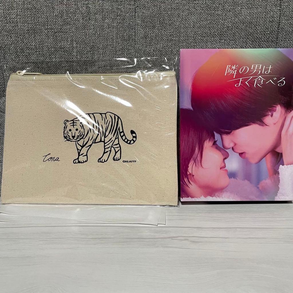 [USED] The Man Next Door Eats a Lot Blu-ray Box Set (First Press Bonus) Pouch Clear File, Etc.