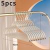 5 шт. Прозрачные блестящие вешалки Вешалки для демонстрации одежды Нескользящие вешалки для свитеров и пиджаков Вешалки для модных платьев Рейки Органайзер для гардероба