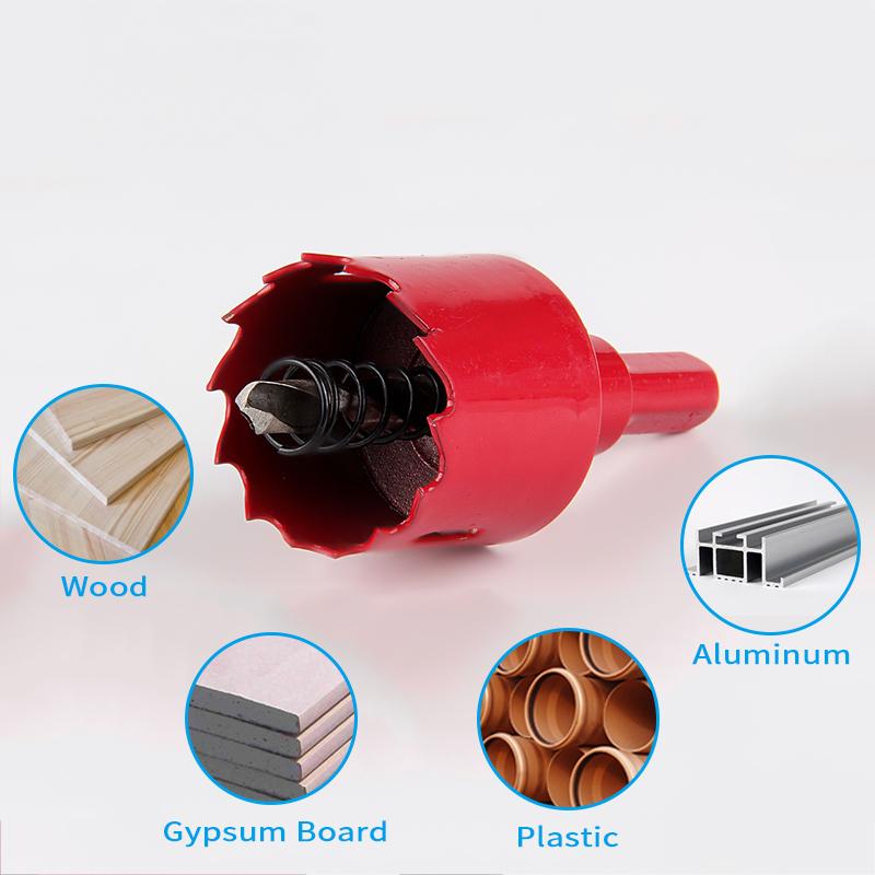 Кольцевые пилы 1 шт. 16 мм-200 мм M42, биметаллические сверла, резак, столярные инструменты, режущие металлические, пластиковые, железные ручные инструменты