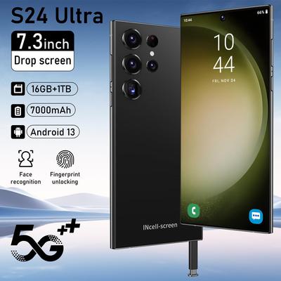Премиальный смартфон S24 Ultra: Большой 7,3-дюймовый экран, оригинальная подлинная модель