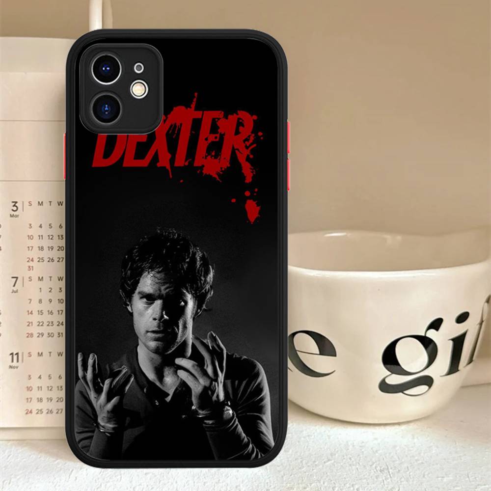 Чехлы для телефона Декстер Морган Для IPhone 16 15 14 Plus 13 12 11 Pro Max Матовый Мягкий Бампер Чехол для телефона