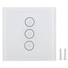 Smart WiFi Dimmer Fan Switch Wireless Timer Voice APP Control for Tuya 110‑240V 50 60HZWhite