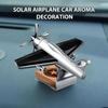 Самолет на солнечной энергии с уникальным ароматом Солнечный самолет Декоративный Ароматерапия Оптический концентратор Автомобильный ароматизатор Самолет