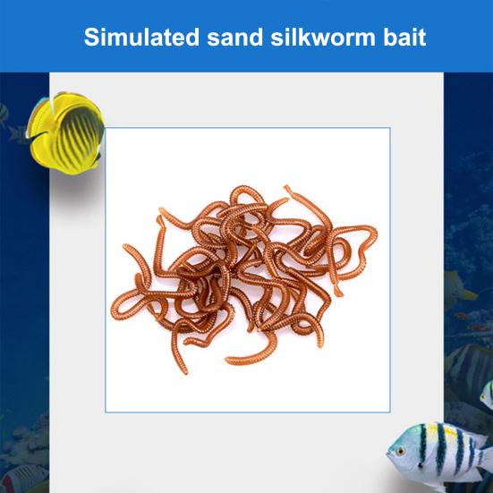 1 коробка Vivid Bionic Nereis приманок пресноводный дождевой червь мягкая приманка для рыбалки