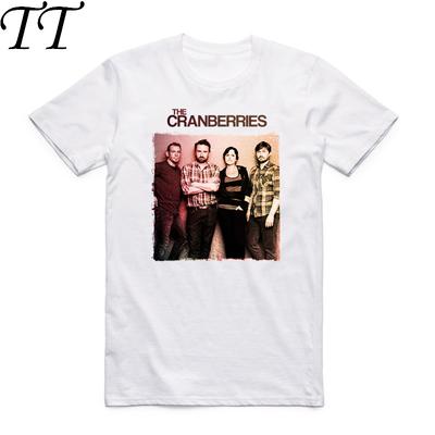 Принт Футболка музыкальной группы The Cranberries харадзюку Повседневная с круглым вырезом и коротким рукавом Футболка Долорес О'Риордан Фитнес мужская HCP4377