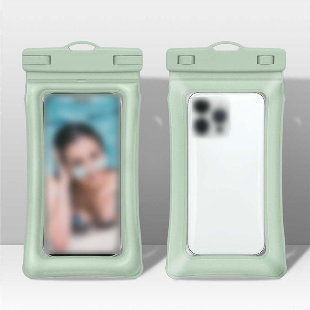 Touchable Screen Waterproof Phone Case Air Bag Swimming Storage Bag For 7.2 Inch Cell Phone