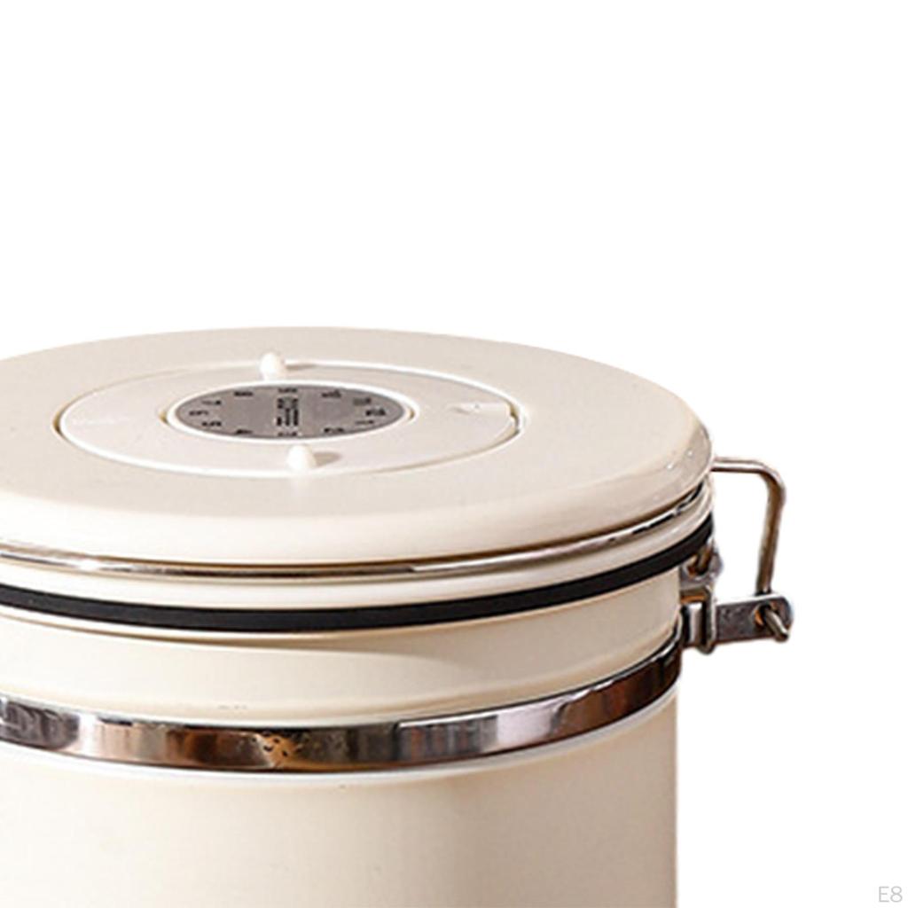 Coffee Bean Container Tea Sugar Canisters with Date Record Tool Airtight Storage Tank Household