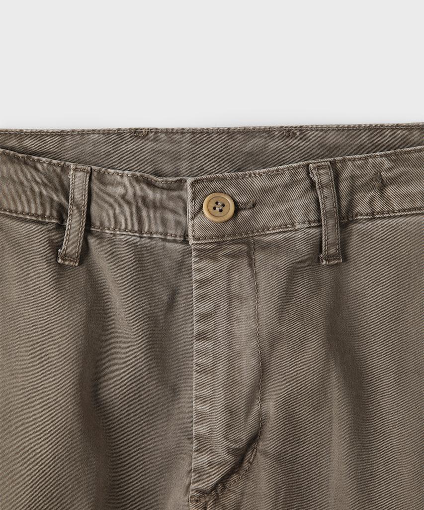 PANICALE Brown Garment-Dyed Cotton Cargo Pants