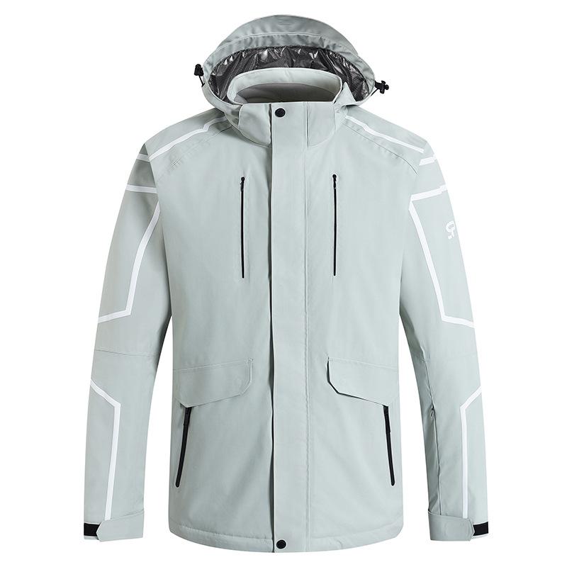 Лыжная куртка для женщин и мужчин, водонепроницаемая, ветрозащитная, утепленная, зимняя, для горных видов спорта на открытом воздухе, с капюшоном, теплая, для катания на лыжах, сноубордическая куртка с карманами