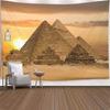 Egypt Travel Tapestry Wall Hanging Egyptian Sacred Pyramid History in Desert Nature SunshineHome Decor Tapestries Wall Blanket