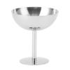Ice Cream Goblet Stainless Steel Food Grade Dishwasher Safe Stable Champagne Goblet for Party