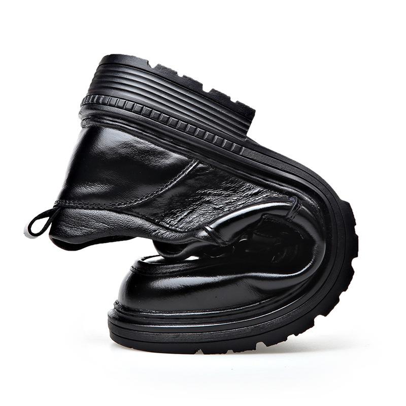 Fashion Fashion Casual New Designer Platform Dress Shoes for Men Spring Autumn Cow Leather Luxury Shoes Male