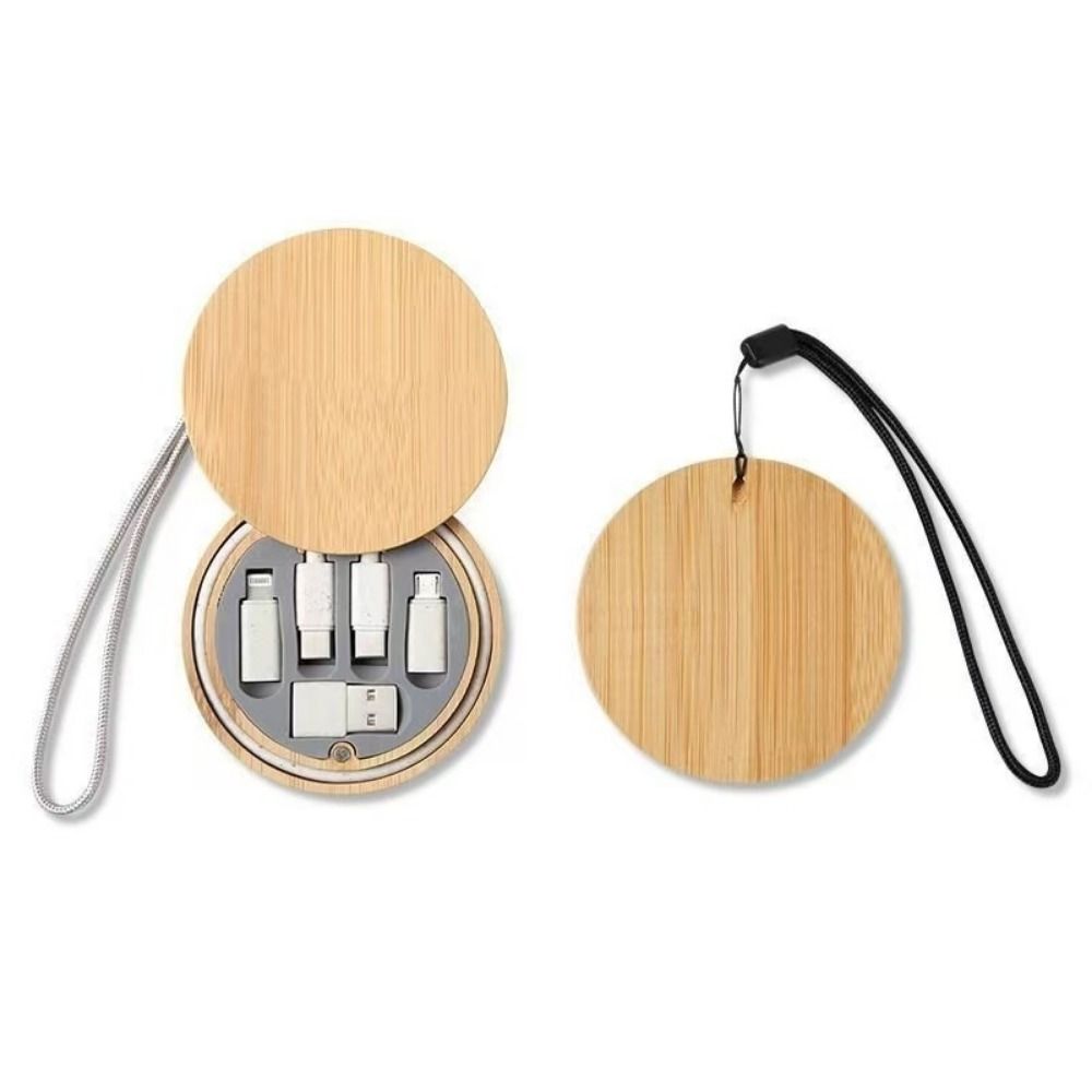 Travel Case Six-in-One Charging Cable 60W Power USB Adapter Kit Type-C Cable  Multi Device Charging