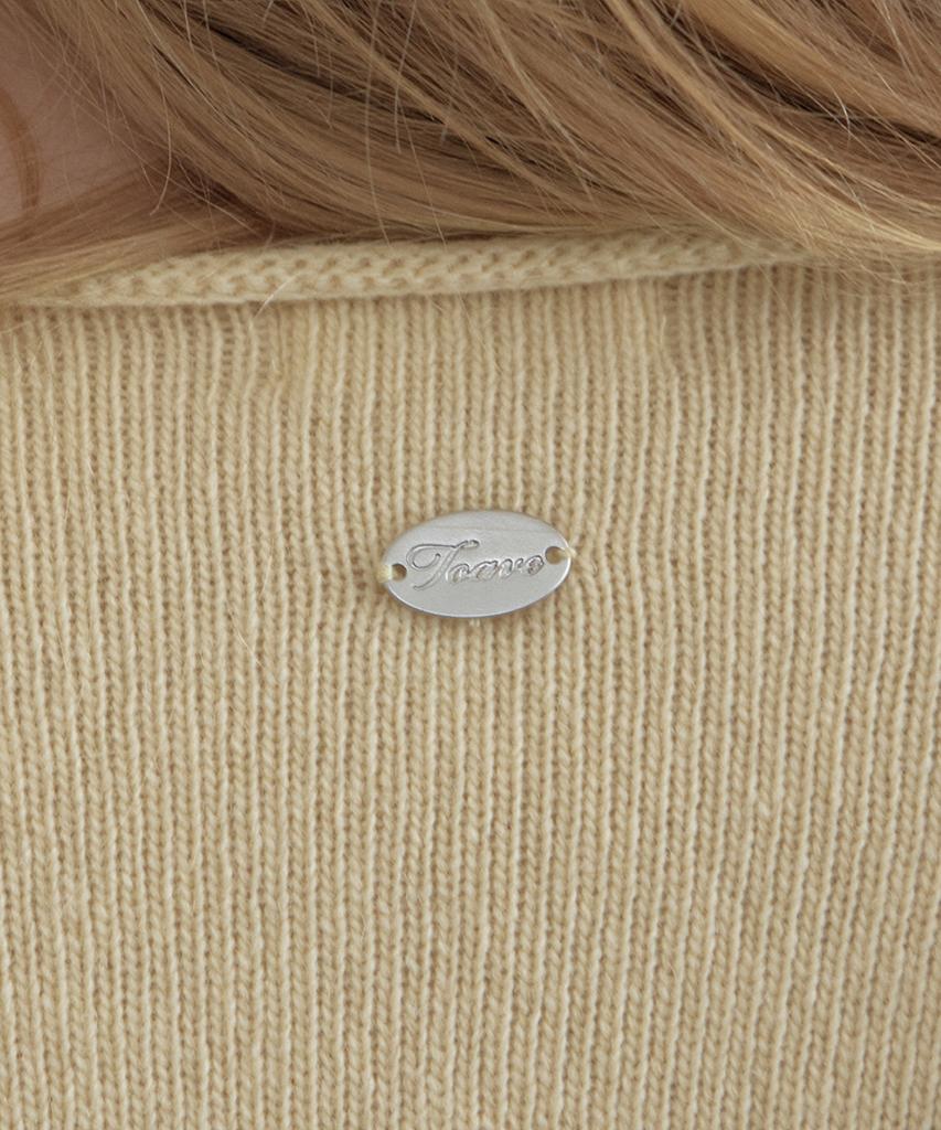 TOAVE Sally Cashmere Deep V-Neck Knit (Butter)