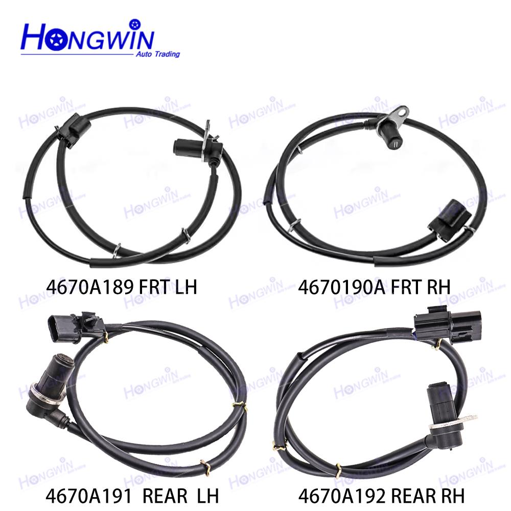 Front Rear LH RH ABS Wheel Speed Sensor For Mitsubishi Pajero IV 4th V87 V88 V93 2006-2016 4670A189 4670A190 4670A191 4670A192