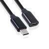 USB C Data Cables 60W Type-C Удлинительный шнур Type-C Male To Female 3A Удлинительный кабель Позолоченный удлинитель Разъем провода зарядного устройства