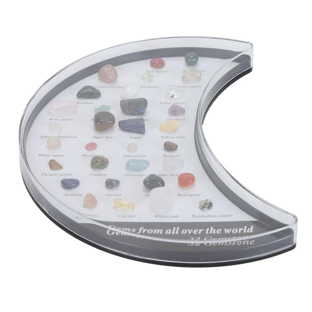 Rock Stone Colletction Kit for Kids Exquisite Science Classroom Rocks and Minerals Collection Minera