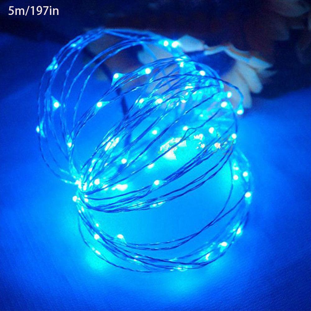 Outdoor String Lights, Christmas Star Lights, Battery Powered (Batteries Not Included), DIY LED Fairytale String Lights, Copper Wire Lights
