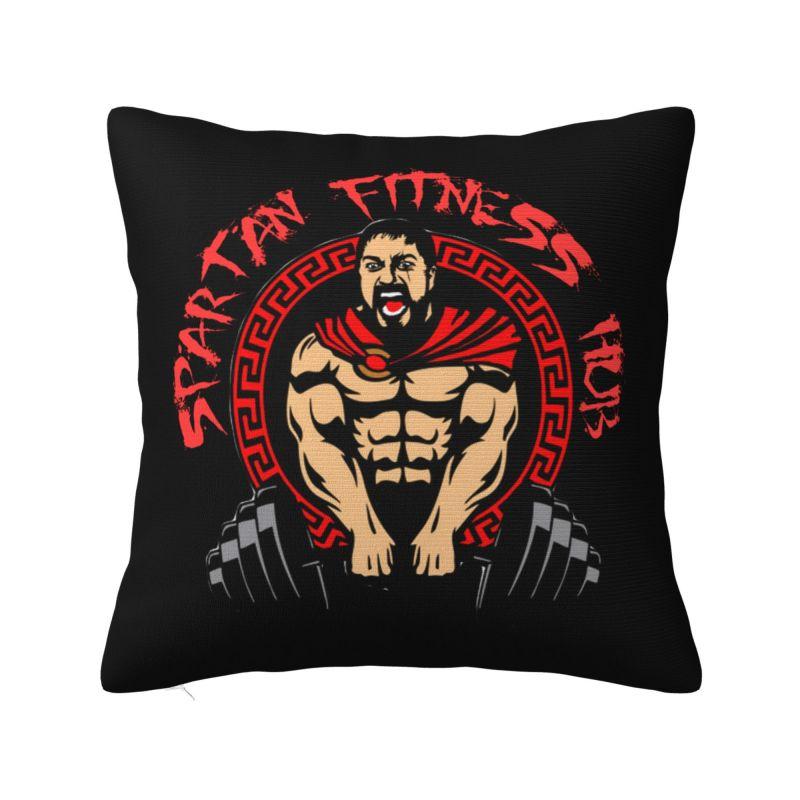Bodybuilding Gym Throw Pillow Case cm Sofa Fitness Muscle Cushion Cover Soft Polyester Pillowcase Doublesided Printing