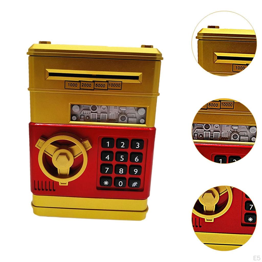 Банкомат Копилка Развивающая Игрушка Раннее Обучение Автоматический Денежный Прокрутка Электронный для Возрастов