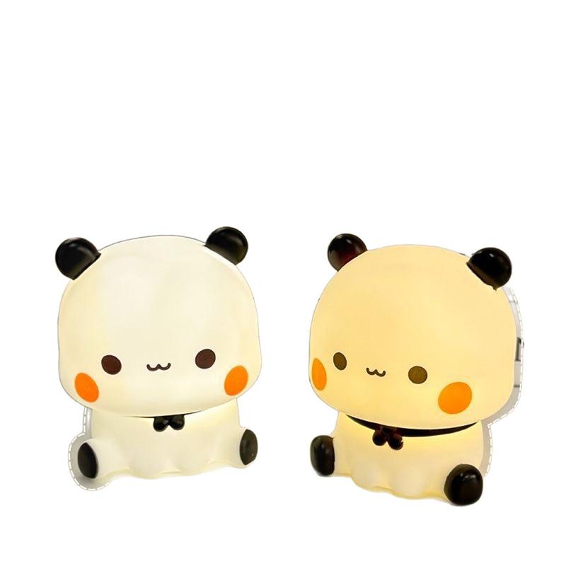 Светодиодный ночник Panda Led Bubu And Dudu Милый ночник Лампа для спальни Лампа с таймером Декоративный элемент Декор для спальни Гостиной Декоративный элемент