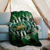 Sporting CP logo printed throw blanket—soft,warm;versatile blanket for all seasons—perfect as &air-conditioning throw,nap blanket