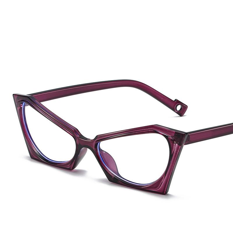 Очки для компьютера Оправа для женщин и мужчин Анти-синий свет Полигональные очки специальной формы Блокирующие очки Оптические очки Очки