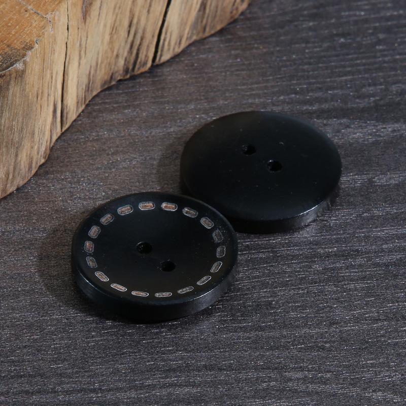 Solid Wood Clothes Buttons Men'S And Women'S Shirts Sweaters Jackets Button Accessories Children'S Coats Trench Coats Cardigan Wood Buttons
