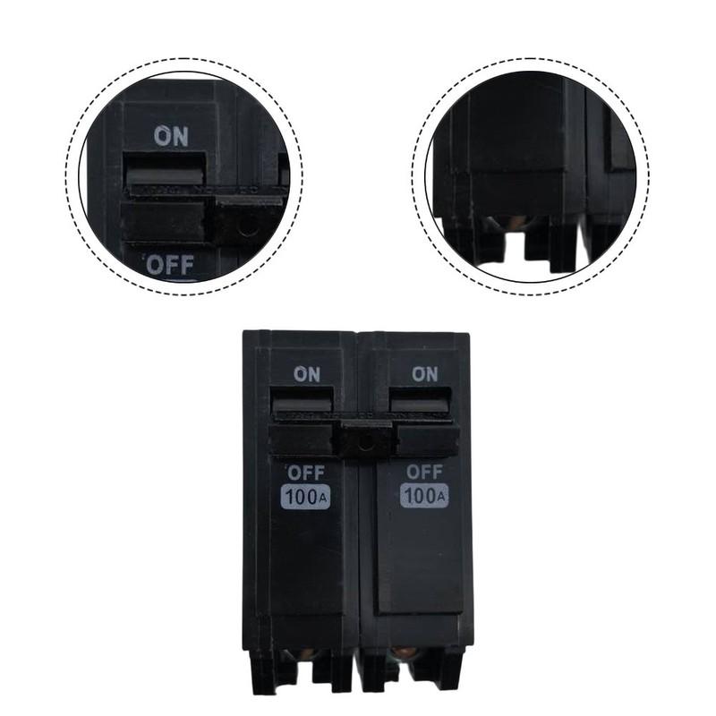 FOR GE For Q Line Thick Series Compatible THFor QL21100 Circuit Breaker 100 AMP Interrupt Capacity 10KAIC Residential