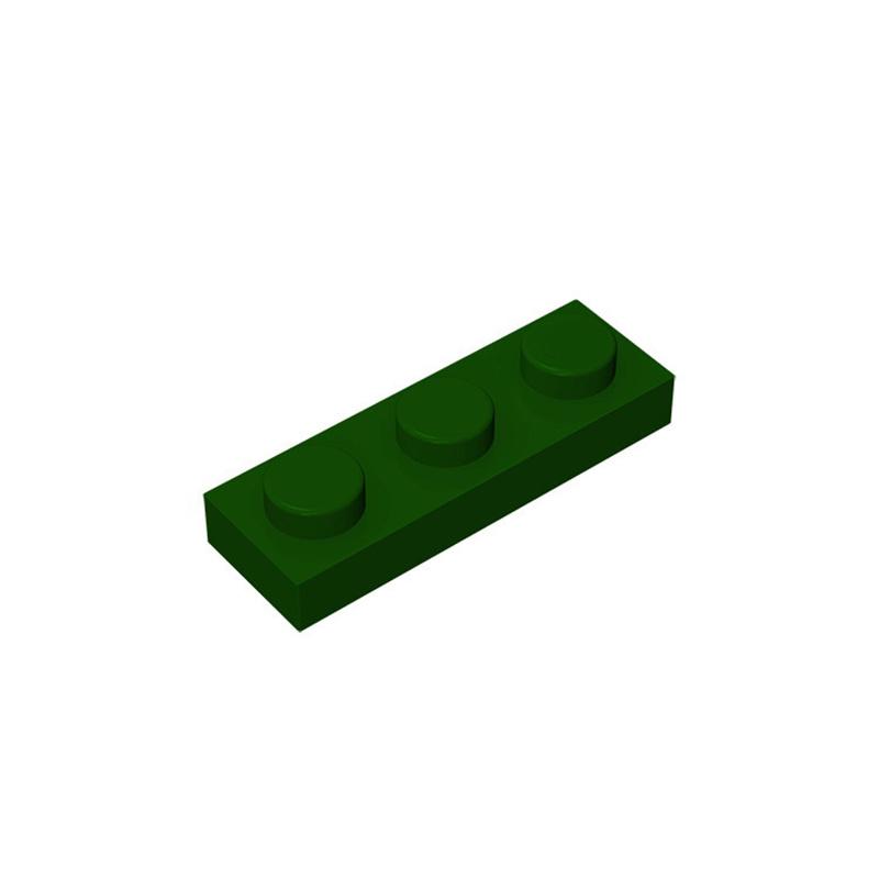 60 шт./лот Пластина MOC 1x3 Совместимая с 3623 Детские игрушки Строительные блоки DIY Частицы Пластина Техническая игрушка