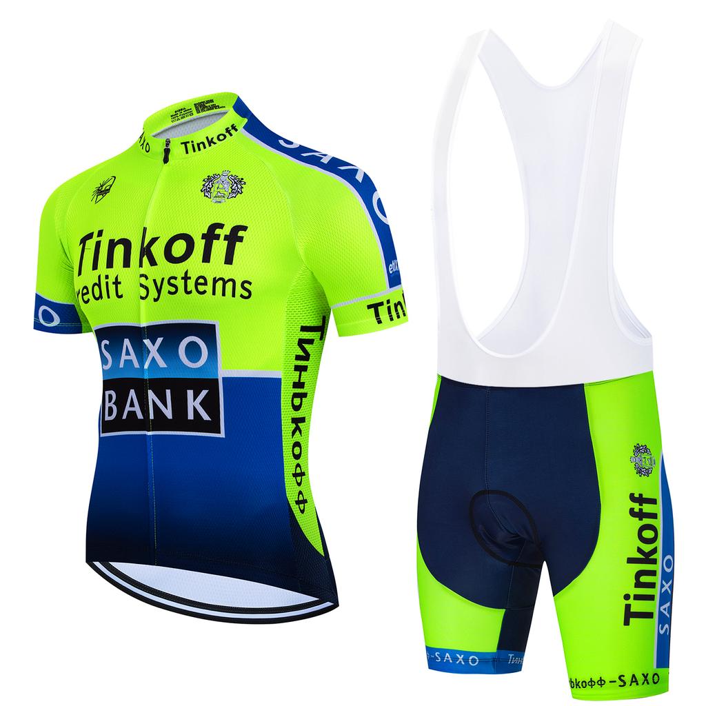 2026Tinkoff saxo bank Велосипедный костюм Дышащая велофутболка Летняя велоодежда Одежда для катания на горном велосипеде Триатлон