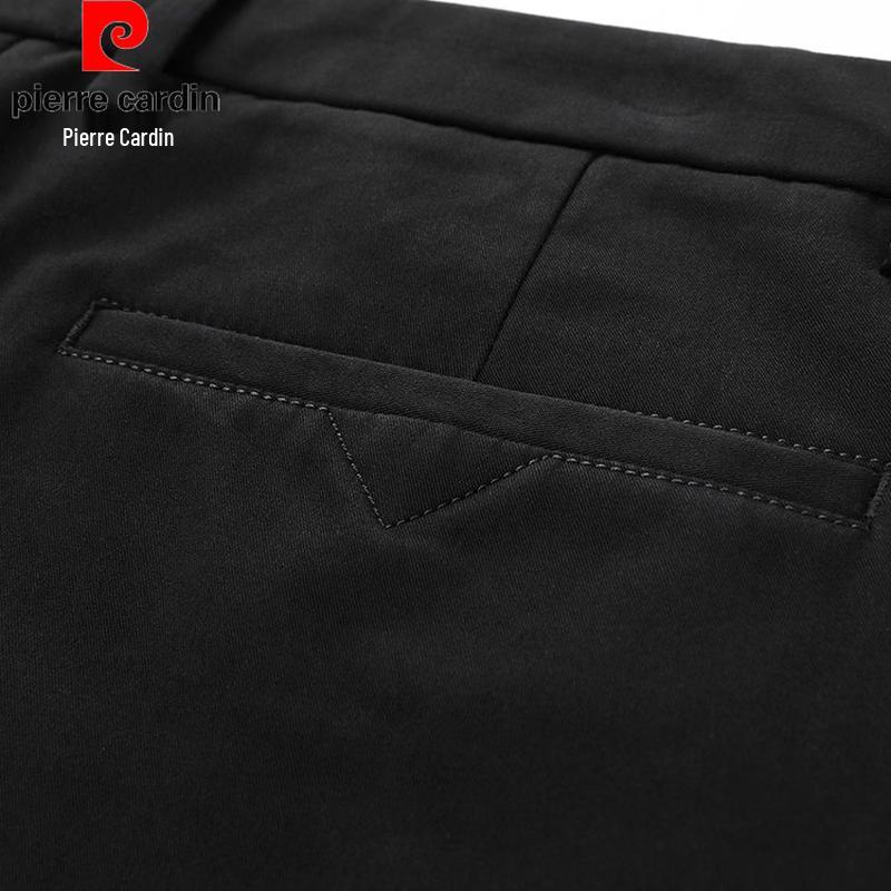 Pierre Cardin Мужские летние дышащие хлопковые прямые повседневные брюки